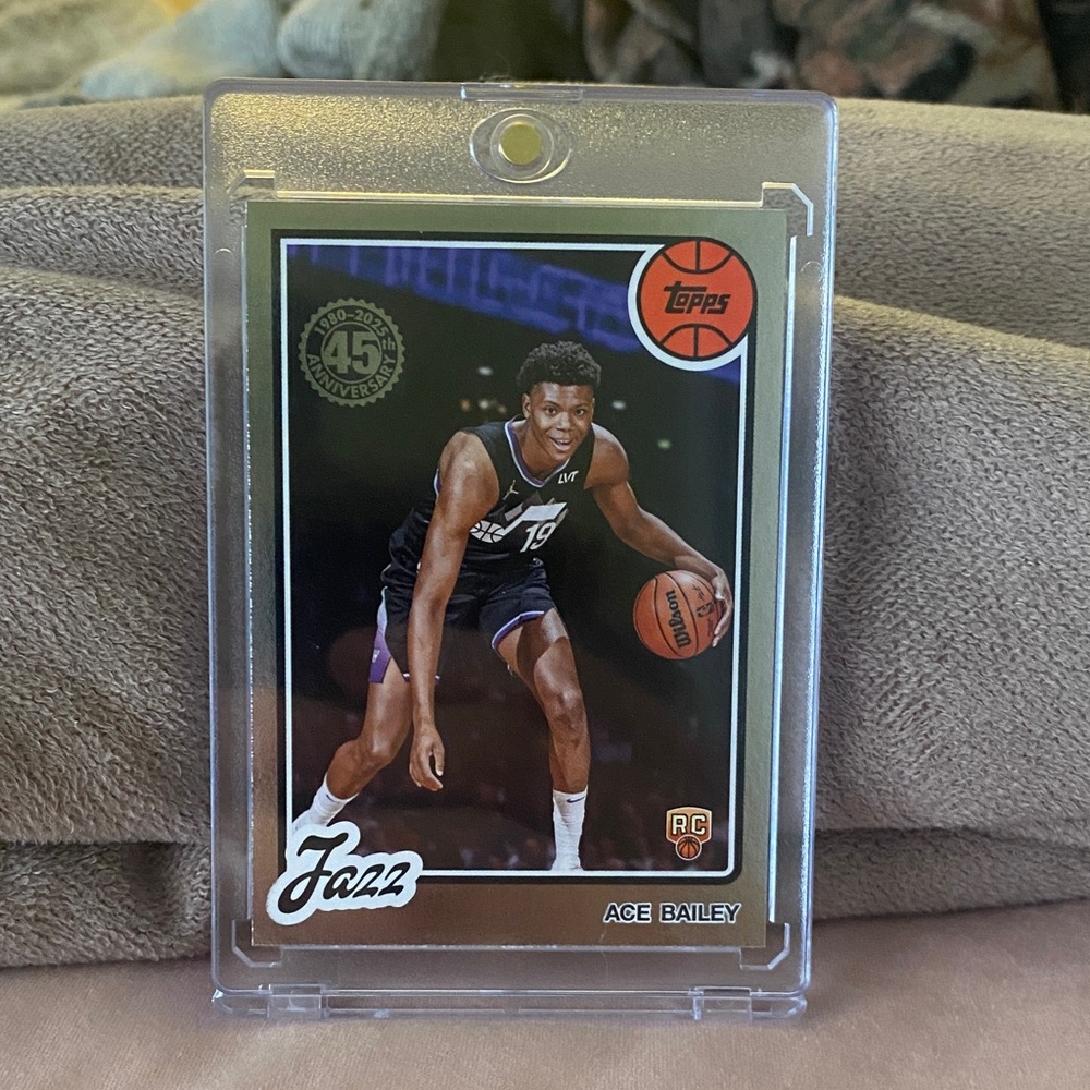 2025 Topps Basketball Ace Bailey 45th Anniversary Rookie!!